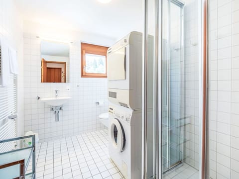 Flooring, Floor, Interior Design, Ceiling, Plumbing Fixture, Composite Material, Room, Plumbing, Tile, Bathroom