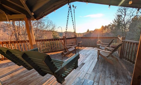 Deck | Hanging Swing Chair | Sunset Views
