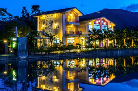 Front of property - evening/night