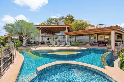 Swim in the pool while enjoying the surrounding views