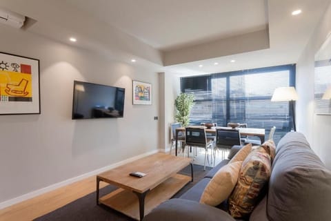 Superior Apartment, Balcony, City View | Living area | 32-inch flat-screen TV with cable channels