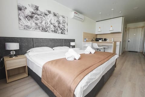 Apartment, Garden View | Blackout drapes, iron/ironing board, WiFi (free)