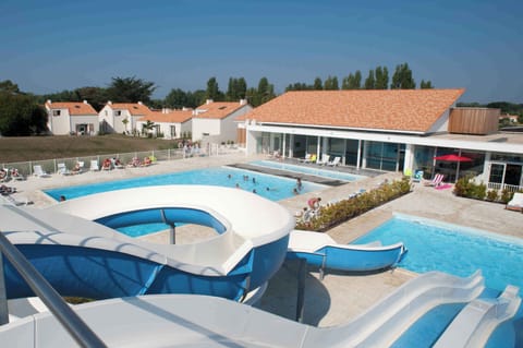 The heated outdoor pool and its sun terrace, where guests can relax between swims in the Atlantic sunshine.
