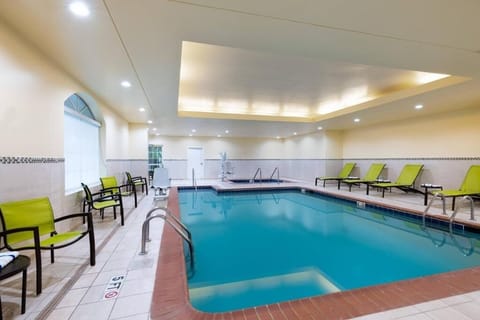 Unwind with an easy swim in the bright indoor pool.