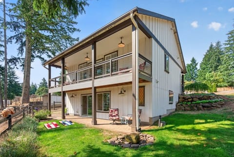 Exterior | Covered Balcony | Private Backyard
