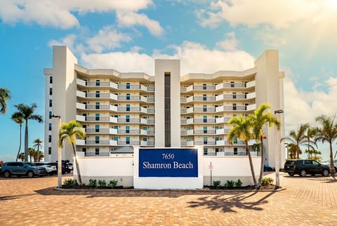 Shamron Beach Club Condos sit on the beach side of the southern end of the island
