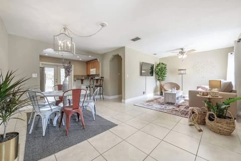 Living Room: Bright and spacious with stylish decor, perfect for relaxation.