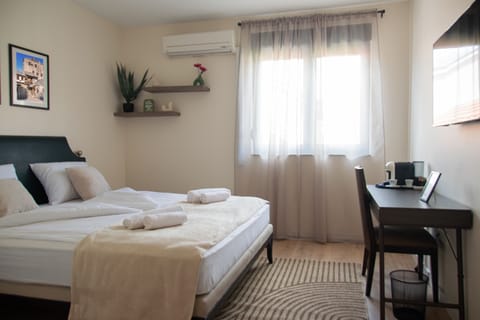 Comfort Double Room, Park View | Minibar, desk, laptop workspace, iron/ironing board