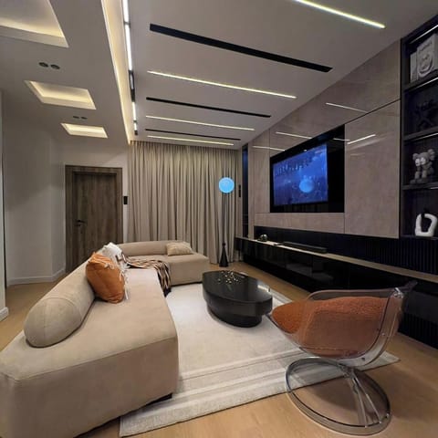 Family Apartment, Balcony, City View | Living area