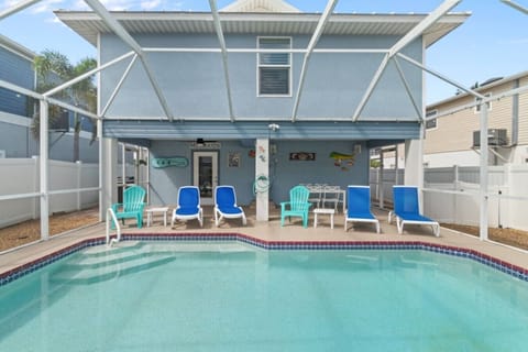 Enjoy lounging in our fully screened in private pool. Perfect for those warm Florida days!