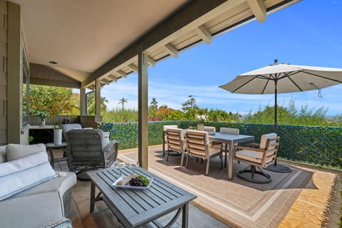 Ocean view terrace. Note: A deck project is on hold so guests will still be able to enjoy the ocean view terrace.