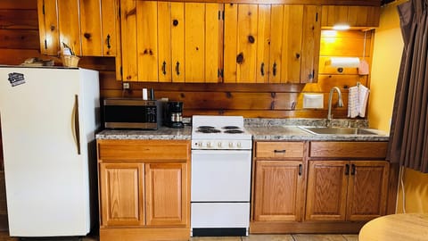 Standard Kitchenette Room with Two Queen Beds | Private kitchen | Mini-fridge, microwave, coffee/tea maker