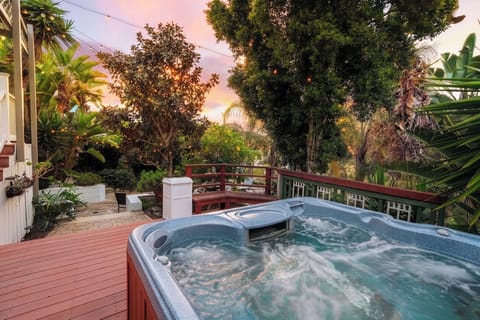 View from hot tub @ golden hour
