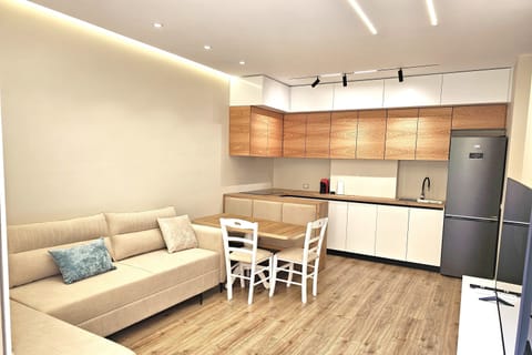 Kitchen and dining area