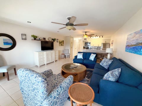 Spacious main living area, a perfect place to gather after a day at the beach.