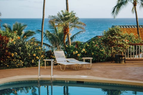 Ocean view from the pool.  Wow!