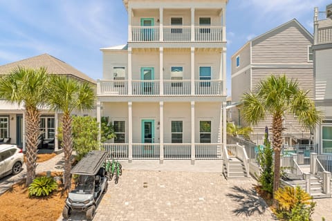 Sea Clearly Beach House on 30A with a golf cart included!