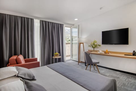 Double Deluxe Room | Minibar, in-room safe, desk, laptop workspace