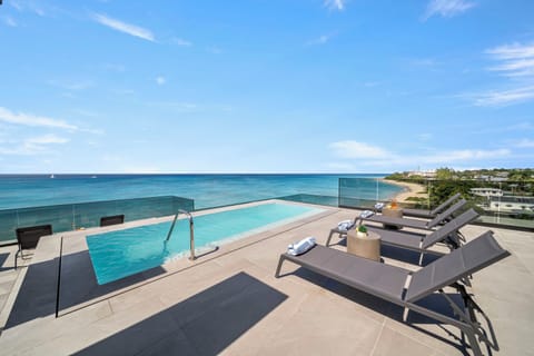 Rooftop communal pool