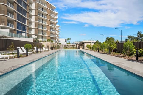Resort style 25 metre lap pool within the St Clair complex
