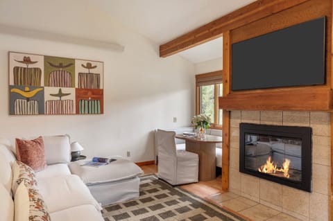 Living Room with Fireplace