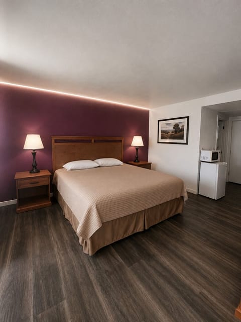 Deluxe Room, 1 King Bed, Non Smoking, Refrigerator | Desk, laptop workspace, blackout drapes, bed sheets