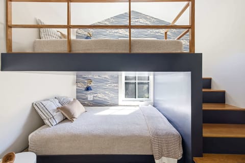 Bedroom 3 is on the 3rd floor and has a double bunk bed.