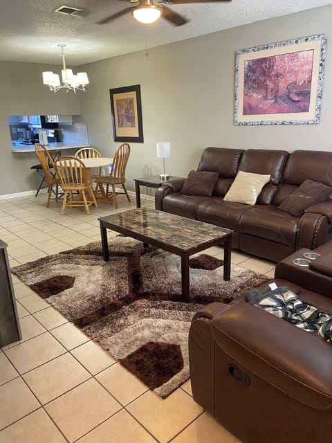 Living Room area with a view of the dining area