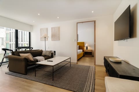 Bright living area with a welcoming atmosphere.