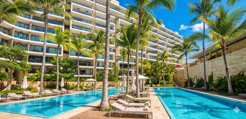 Luxury Apartment | Pool | Outdoor pool, pool umbrellas, sun loungers
