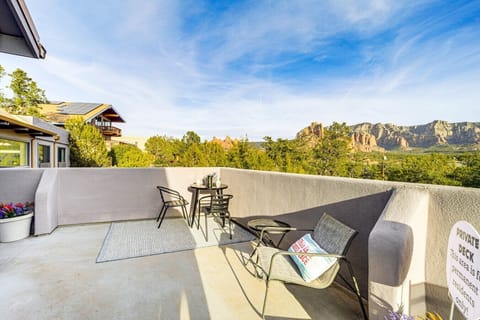 Balcony | Outdoor Seating | Panoramic Mountain Views & Open Sky