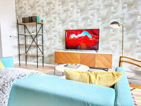 Modern Living Area with Smart TV 📺✨