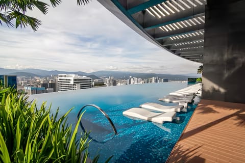 Rooftop pool