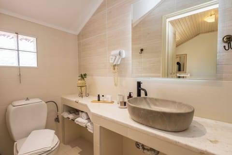 Classic Double Room, Mountain View (Attic) | Blackout drapes, soundproofing, free WiFi, bed sheets