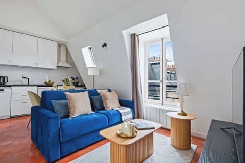 The open-plan living, kitchen and dining area