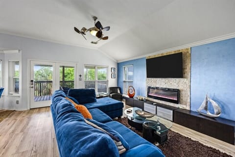 This is the main living room area of the home