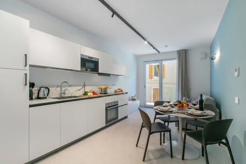 Kitchen and dining area