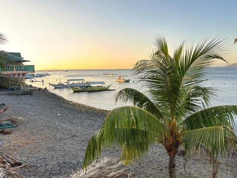 Beach nearby, black sand