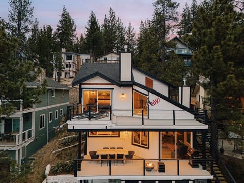 Welcome to Boulder Landing, a modern lakefront retreat on Big Bear Lake
