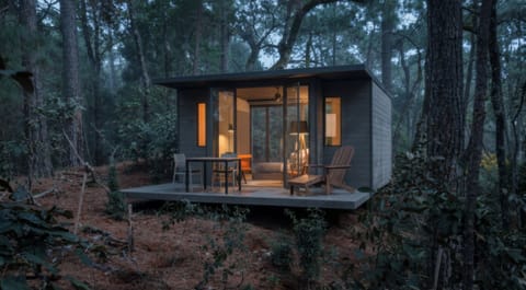 Comfort Cabin, Mountain View | Terrace/patio