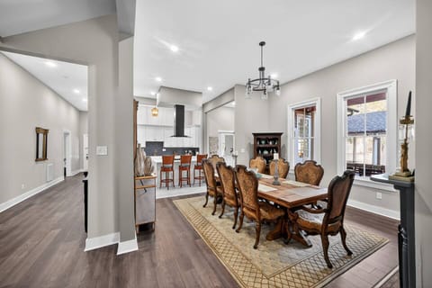 Large dining area for group gatherings.