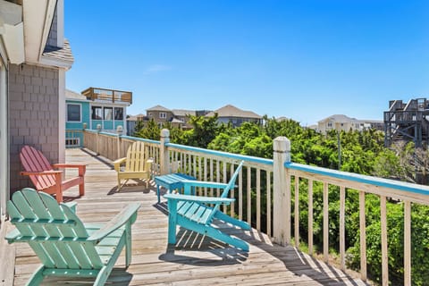 Relax on the spacious wrap-around deck and soak in refreshing Outer Banks breezes.