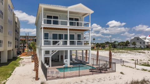 Welcome to The Reef 23!  This newly built gulf front home features a pool, decks, easy access to the beach, an interior elevator, and some of the most incredible sunset views!