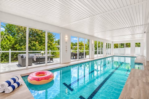 Rain or shine - this indoor, heated pool is always ready for fun!