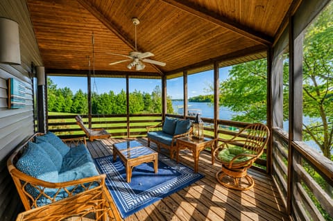 House, Multiple Beds, Fireplace (Flying Moose Lodge at Lake Anna) | View from room