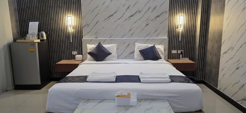 Economy Double Room, 1 King Bed with Sofa bed, Balcony, Ground Floor | In-room safe, blackout drapes, iron/ironing board, free WiFi