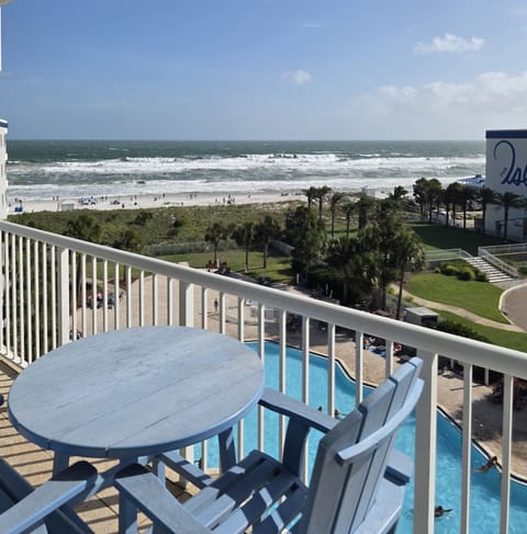 Top-Floor Morning Coffee on Your Private Gulf-View Balcony