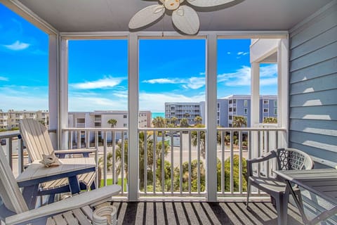 Ocean view balcony just steps from the beach 