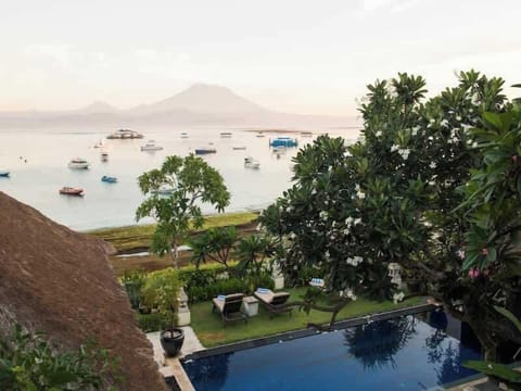 Blessed with pool, ocean and mountain views