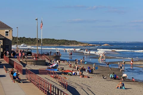 On the beach, scuba diving, snorkeling, surfing